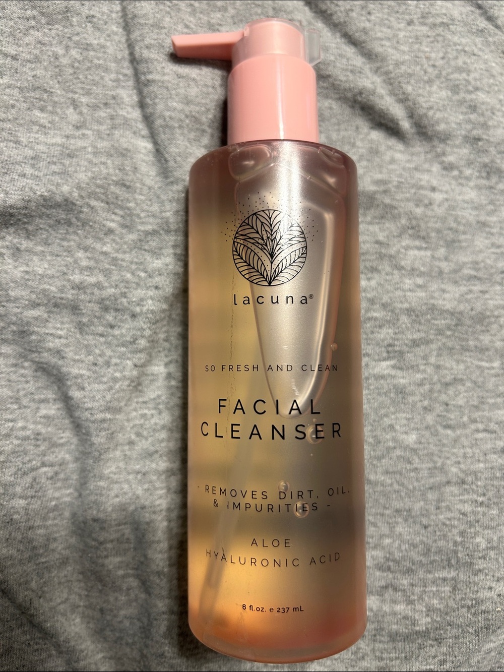 Lacuna Pink Aloe & Hyaluronic Facial Cleanser